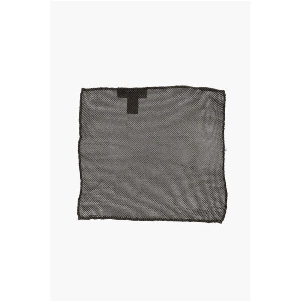 Dsquared² Solid Color Gauzed Silk Pocket Square