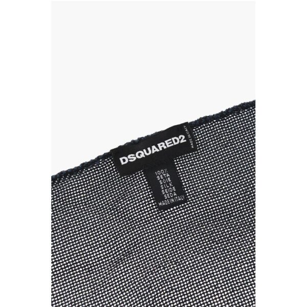 Dsquared² Solid Color Gauzed Silk Pocket Square - Image 3