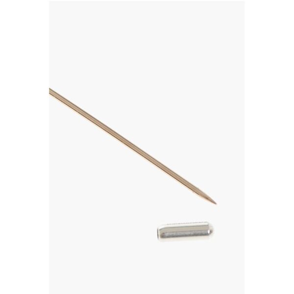 Dsquared² Metal D2 CLASSIC Tie Pin with Rhinestone Detail - Image 3