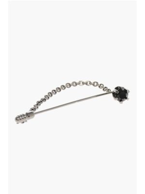 Dsquared² Metal Brooch with Chain