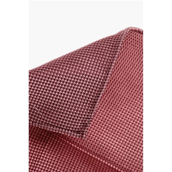 Dsquared² Solid Color Silk Pocket Square with Micro Patterns - Image 3