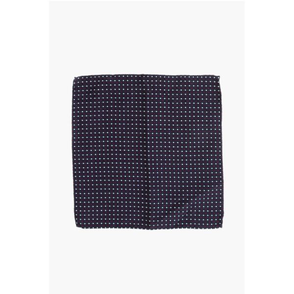Dsquared² Geometrical Patterned Silk Blend Pocket Square