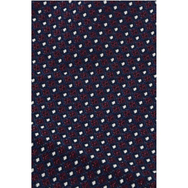 Dsquared² Geometrical Patterned Silk Blend Pocket Square - Image 2