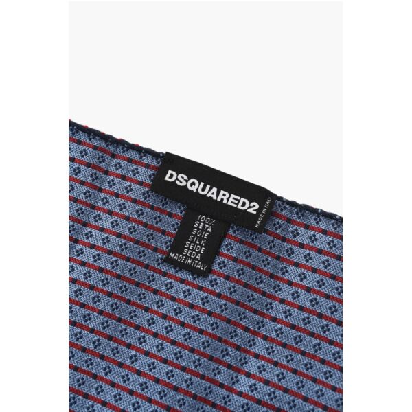 Dsquared² Patterned Silk Pocket Square - Image 3
