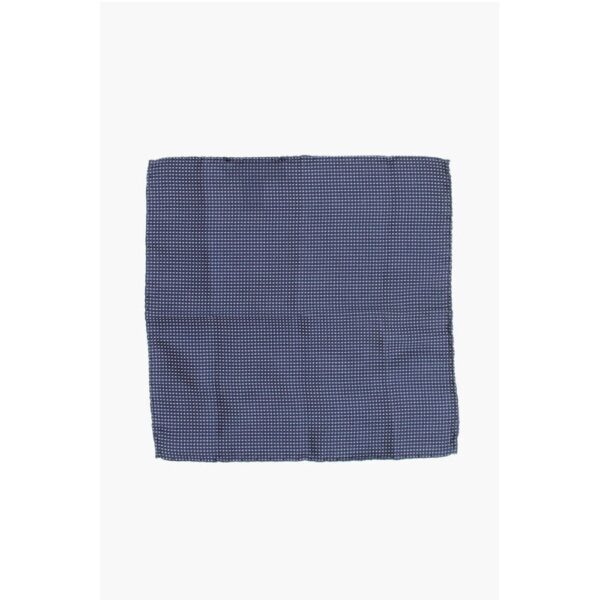 Dsquared² Silk Pocket Square with Micro Patterns