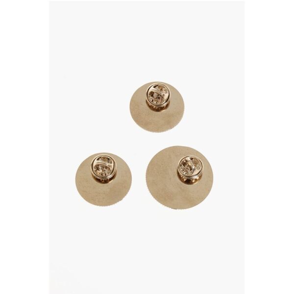 Dsquared² Set of 3 Logoed Metal Pins - Image 2