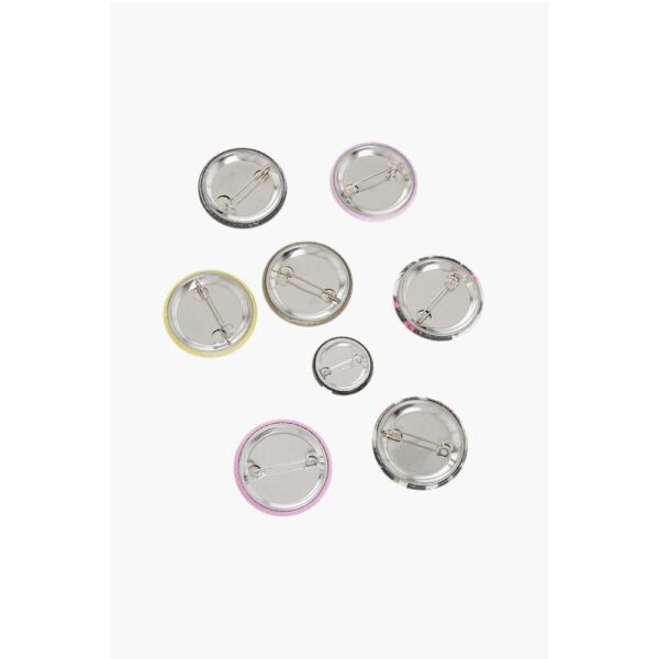 Dsquared² Set of 8 Multicolor Patterned Pins - Image 2