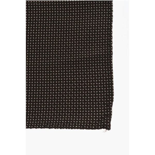 Dsquared² Silk Pocket Square with Micro Patterns - Image 2