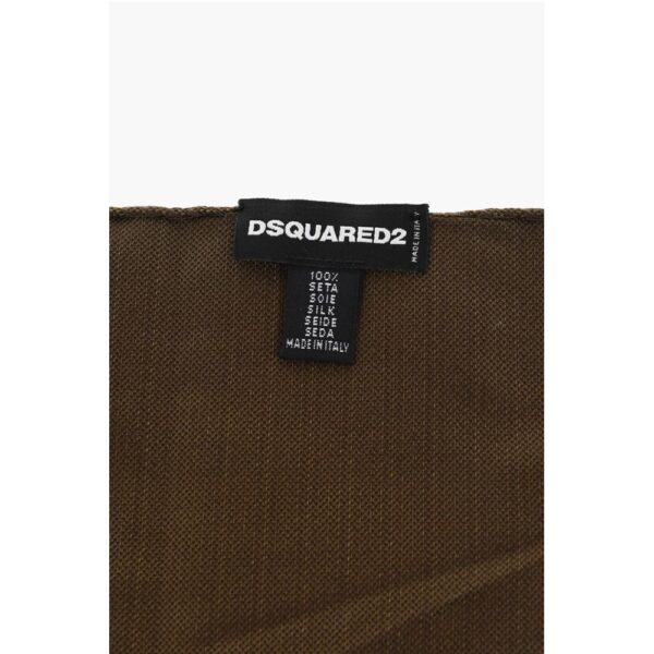Dsquared² Solid Color Silk Pocket Square - Image 3