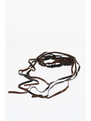 Dsquared² Braided Leather RODEO BOY Necklace