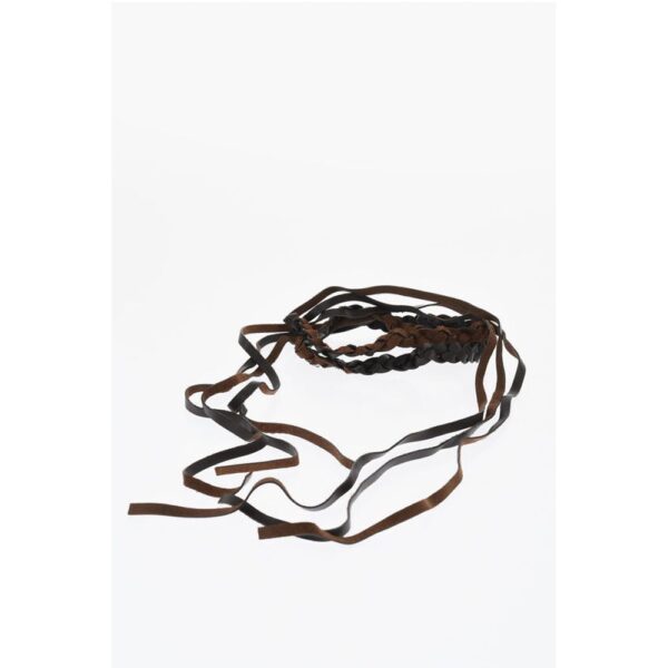Dsquared² Braided Leather RODEO BOY Necklace