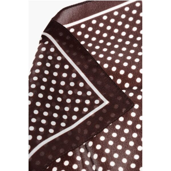 Dsquared² Polka Dots Silk Pocket Square - Image 3