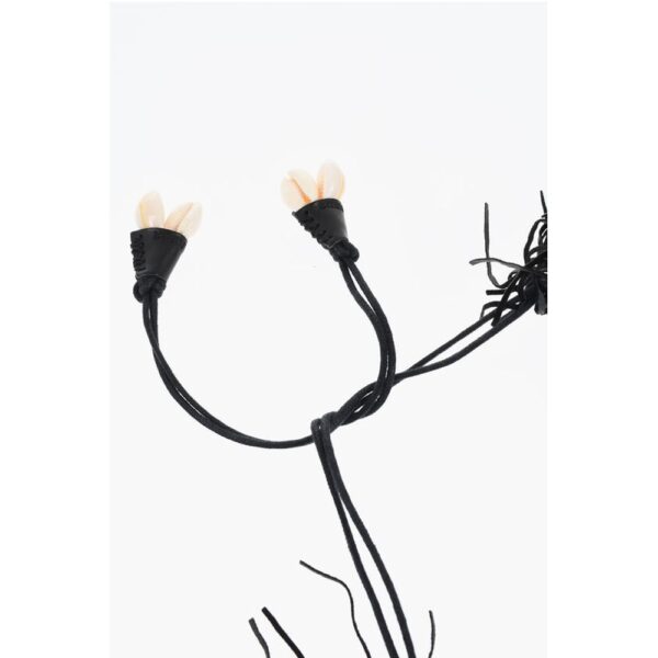 Dsquared² Metal AFRICAN HYENA Plastron Necklace with Fringes and Charm - Image 4