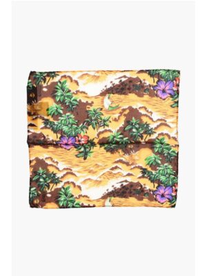 Dsquared² Patterned Silk Pocket Square