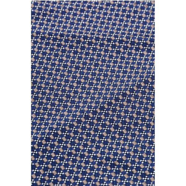 Dsquared² Micro Checked Silk and Cotton Pocket Square - Image 2