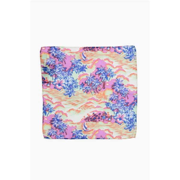 Dsquared² Patterned Silk HAWAII Pocket Square