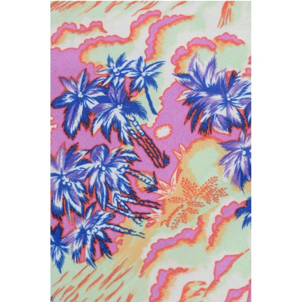 Dsquared² Patterned Silk HAWAII Pocket Square - Image 2