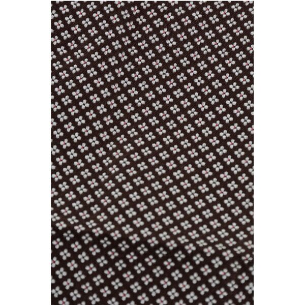 Dsquared² Silk Pocket Square with Floral Jacquard Motif - Image 2