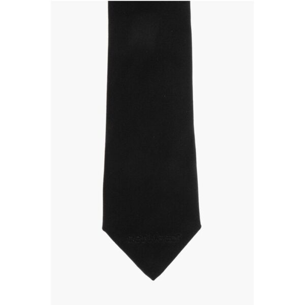 Dsquared² Solid Color Silk Tie - Image 2