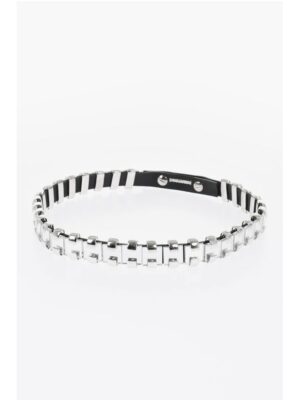 Dsquared² Mirrored Leather Necklace