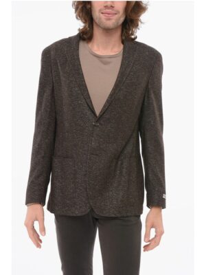 Nino Danieli Blended Wool Blazer with Patch Pocket