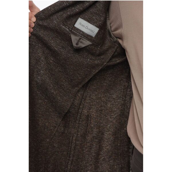 Nino Danieli Blended Wool Blazer with Patch Pocket - Image 5