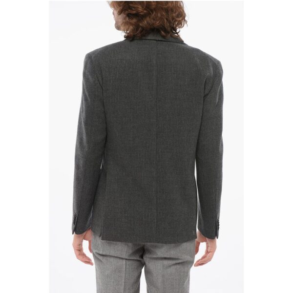 Nino Danieli CC Collection Embossed Wool REFINED Blazer with Patch Pocket - Image 2