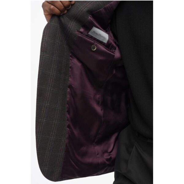 Nino Danieli Virgin Wool Blazer with Flap Pockets - Image 5