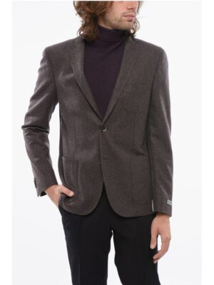 Nino Danieli Virgin Wool Blazer with Patch Pockets