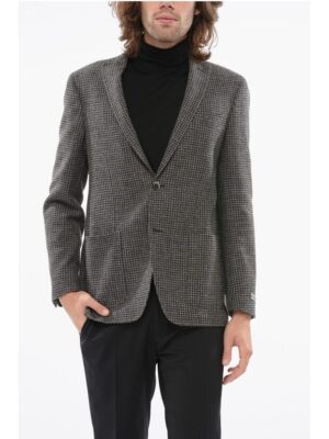 Nino Danieli Chech Motif Blazer with Patch Pocket
