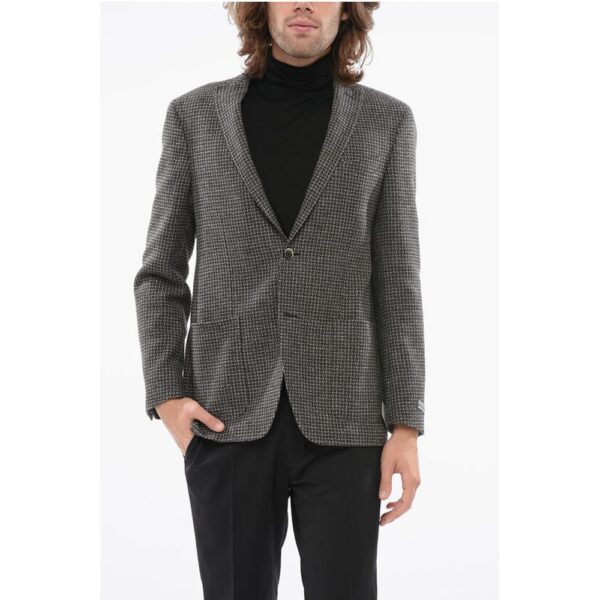 Nino Danieli Chech Motif Blazer with Patch Pocket