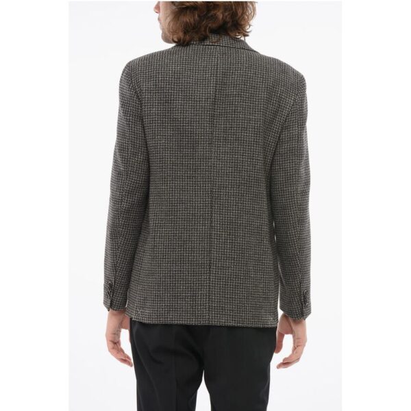 Nino Danieli Chech Motif Blazer with Patch Pocket - Image 2