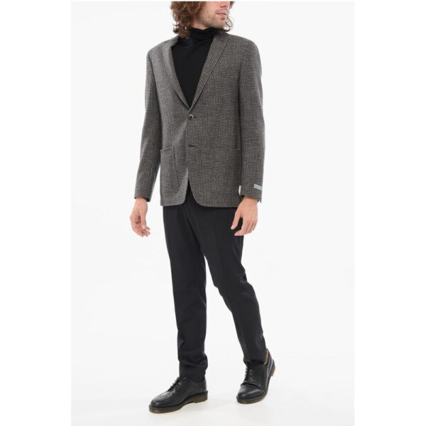 Nino Danieli Chech Motif Blazer with Patch Pocket - Image 4