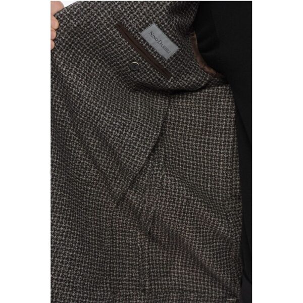Nino Danieli Chech Motif Blazer with Patch Pocket - Image 5