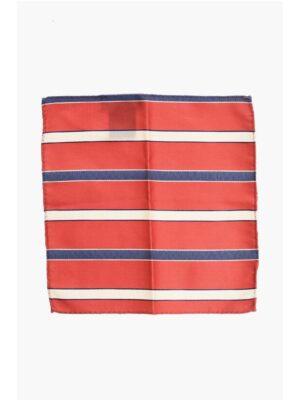 Dsquared² Striped Silk Blend Pocket Square