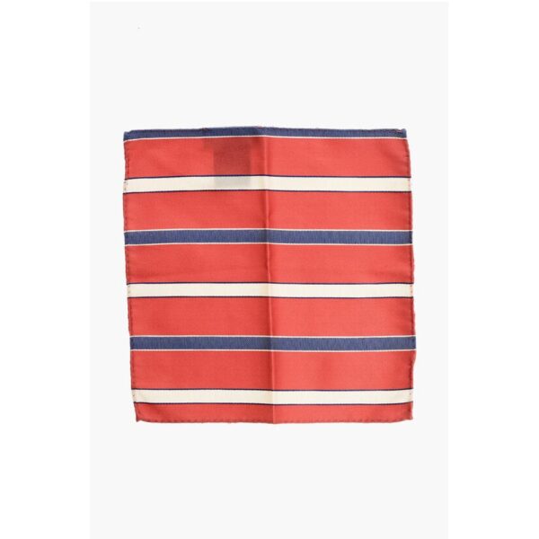 Dsquared² Striped Silk Blend Pocket Square