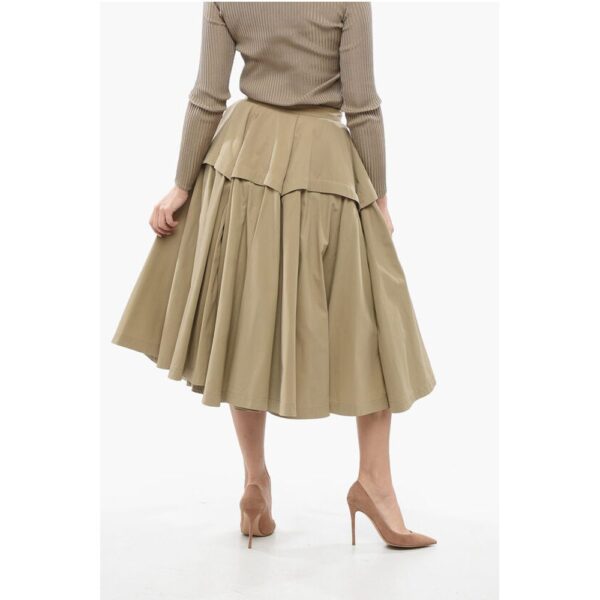 Bottega Veneta Compact Cotton Flared Dress - Image 2