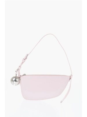 Burberry Crakle Leather SHIELD SLING Shoulder Bag with Maxi Charm