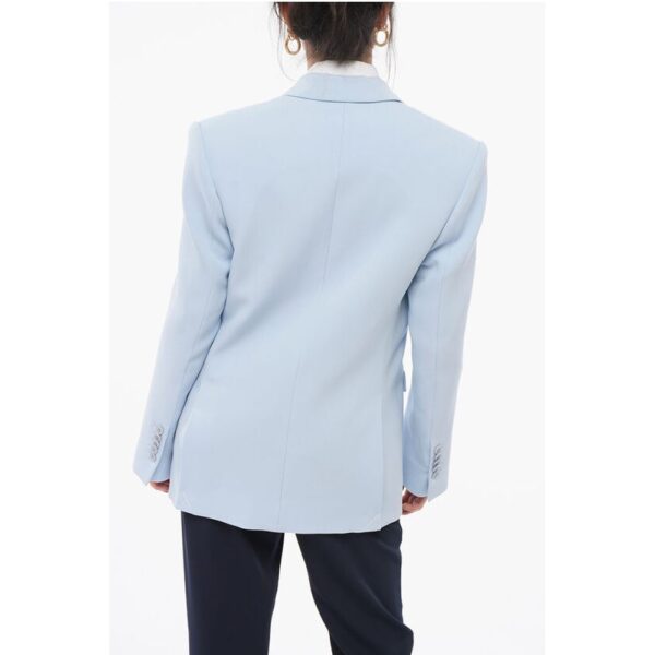 Wardrobe.Nyc Wool Double Breasted Blazer with Peak Lapel - Image 2