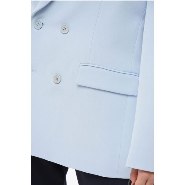 Wardrobe.Nyc Wool Double Breasted Blazer with Peak Lapel - Image 3