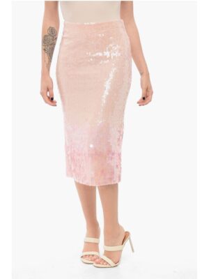 Parosh Sequined Pencil Skirt