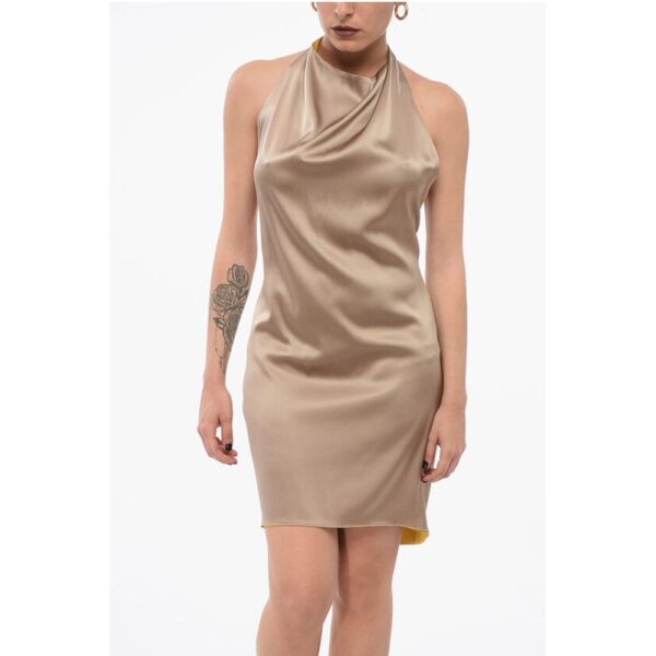 Stephan Janson Silk Halterneck Dress - Image 4