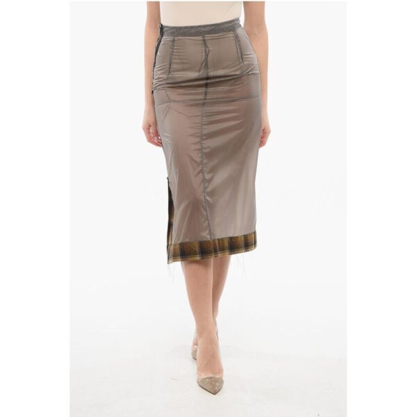 Maison Margiela MM1 Pencil Skirt with Back Half Zip