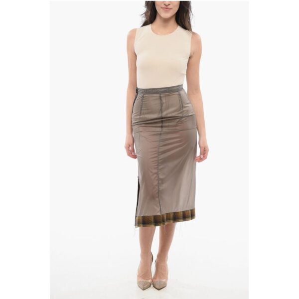 Maison Margiela MM1 Pencil Skirt with Back Half Zip - Image 4