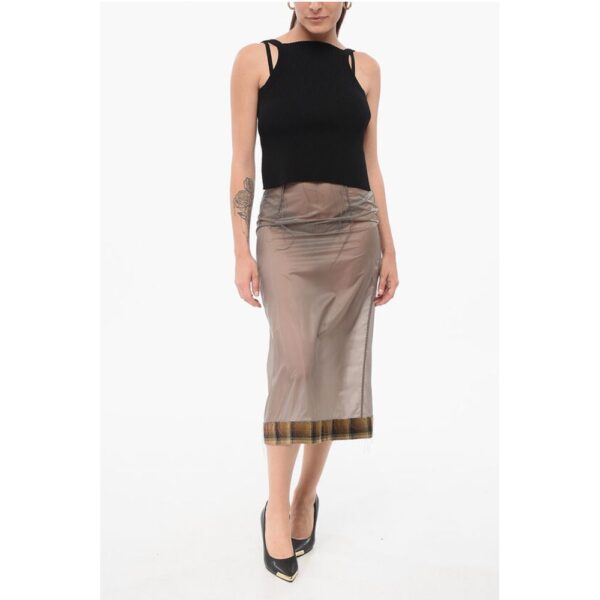 Maison Margiela MM1 Pencil Skirt with Back Half Zip - Image 8