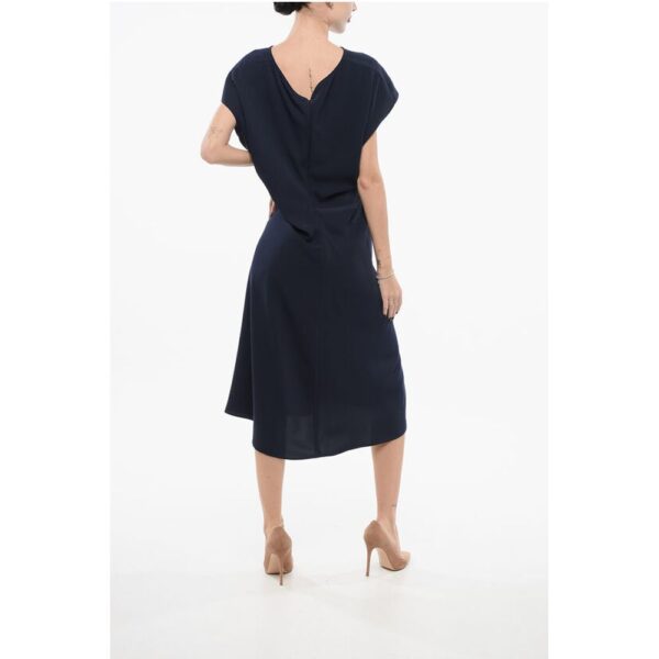 Parosh Sleeveless Gathered Dress - Image 2