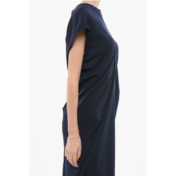 Parosh Sleeveless Gathered Dress - Image 3