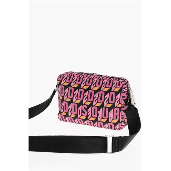 Dsquared² Monogram Nylon Crossbody Bag with Outer Pockets - Image 2