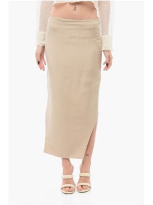Givenchy Silk Asymmetric Skirt