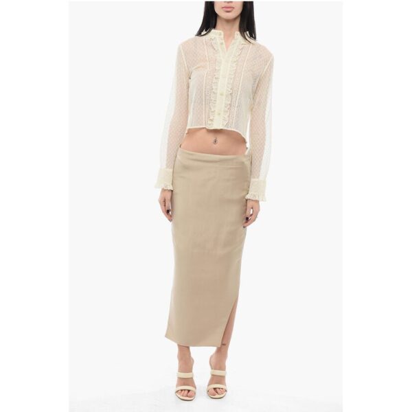 Givenchy Silk Asymmetric Skirt - Image 4